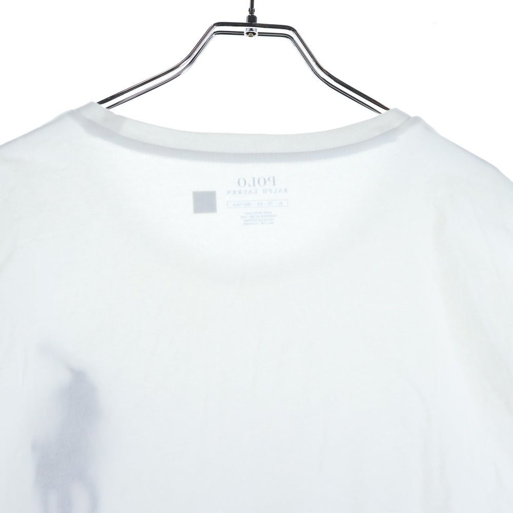 POLO RALPH LAUREN(ポロラルフローレン) ビッグポニー刺繍 クルーネック 半袖Tシャツカットソー ホワイト