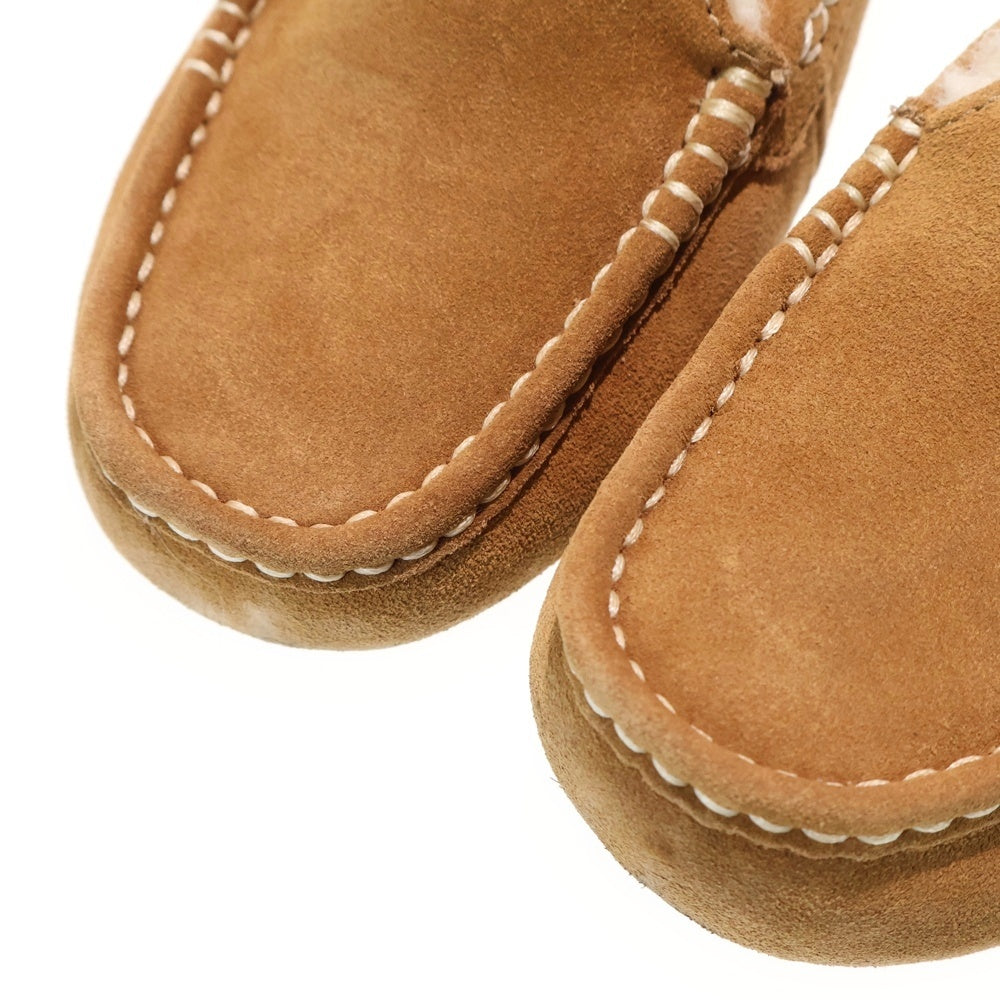 UGG(アグ) ANSLEY アンスレー ムートン モカシン フラットシューズ スリッポン ブラウン 1106878 レディース