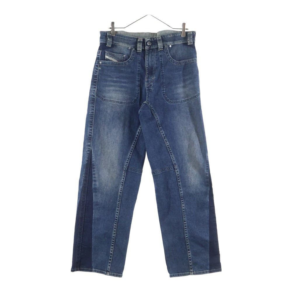 DIESEL(ディーゼル) 25SS D-MACRO-RE ベイカーデニムパンツ インディゴ A16942