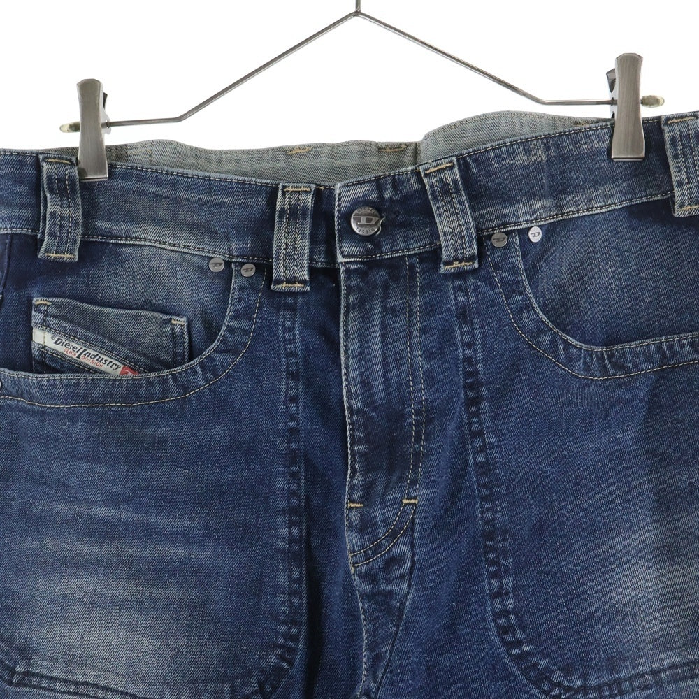 DIESEL(ディーゼル) 25SS D-MACRO-RE ベイカーデニムパンツ インディゴ A16942