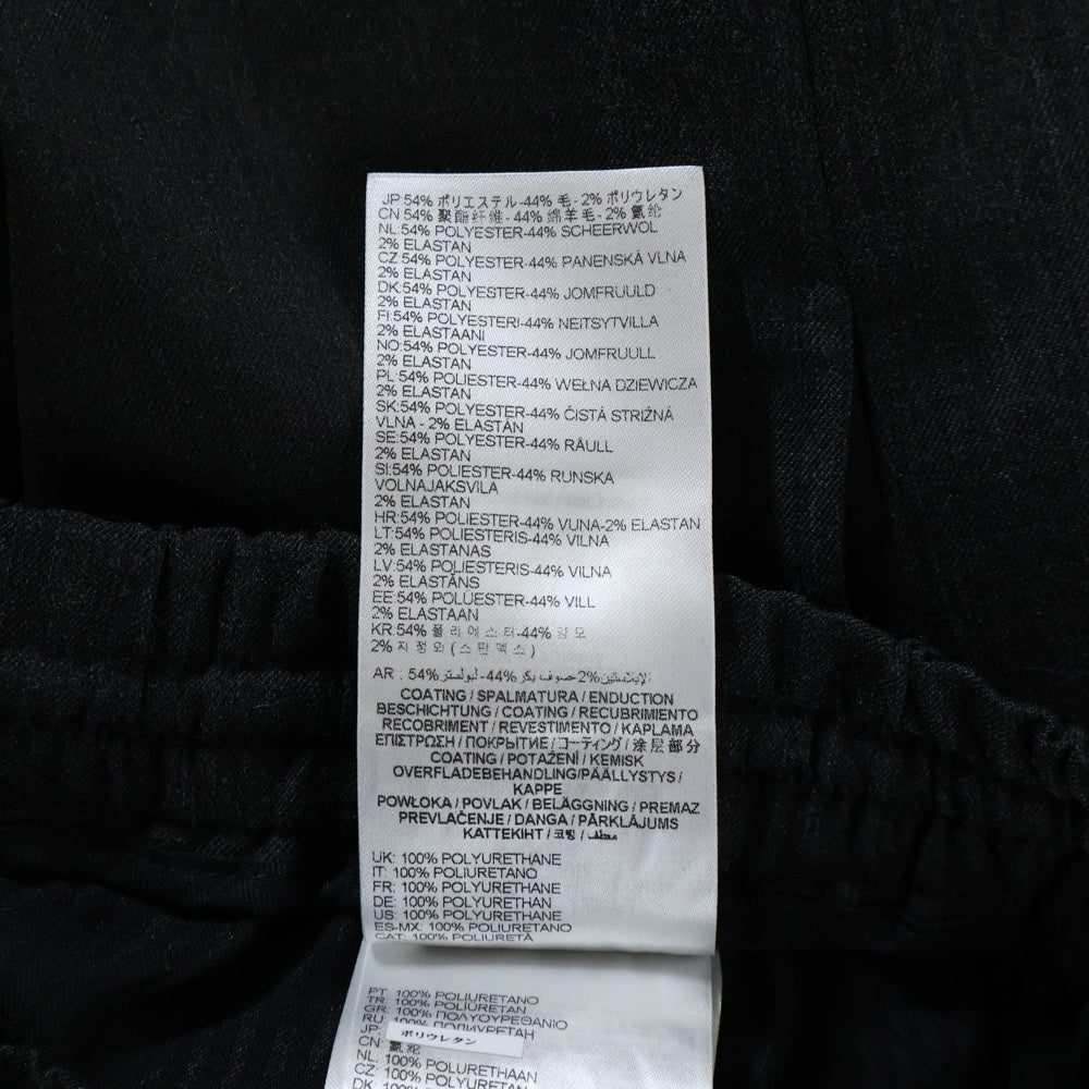 DIESEL(ディーゼル) P-CLAYS コーティング スラックスロングパンツ ブラック A16063