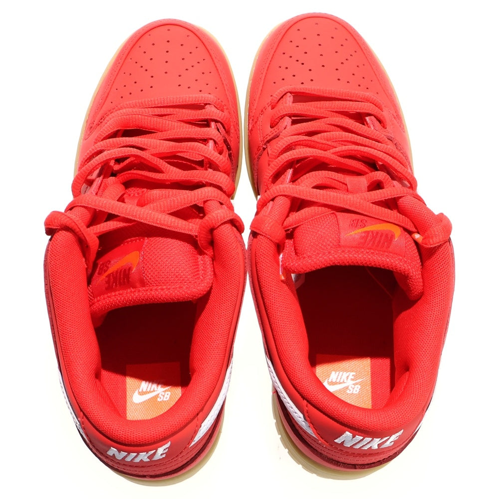 NIKE SB(ナイキエスビー) DUNK LOW PRO ISO ORANGE LABEL UNIVERSITY RED GUM ダンク プロ オレンジレーベル ユニバーシティレッドガム ローカットスニーカー US7.5/25.5cm FJ1674-600