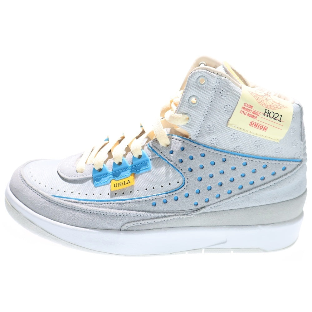 NIKE(ナイキ) ×UNION AIR JORDAN2 RETRO SP ユニオン エアジョーダン2 ハイカットスニーカー グレー US7/25cm DN3802-001