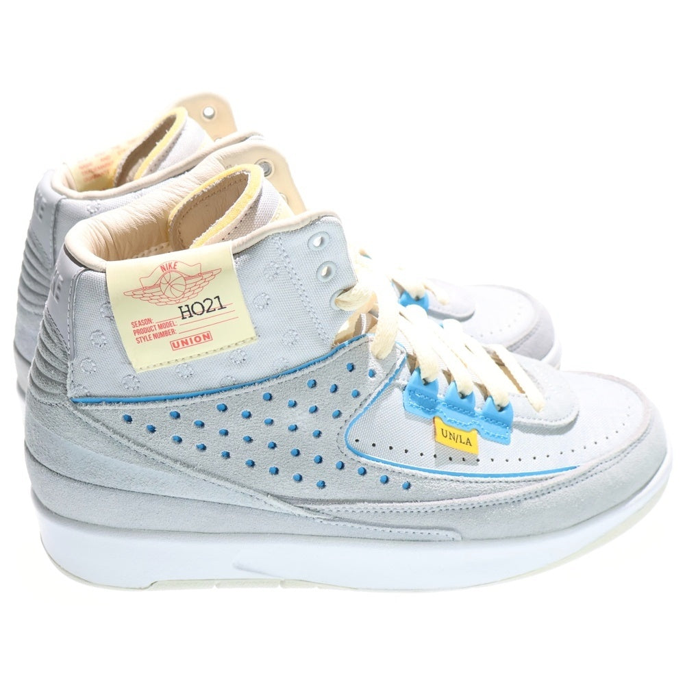 NIKE(ナイキ) ×UNION AIR JORDAN2 RETRO SP ユニオン エアジョーダン2 ハイカットスニーカー グレー US7/25cm DN3802-001
