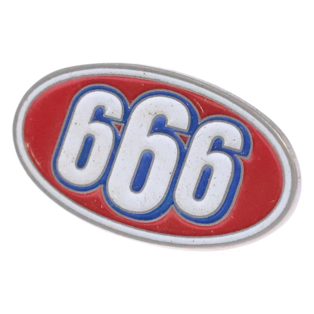 SUPREME(シュプリーム) 17SS 666 Oval Pin オーバルピン ピンズ バッジ