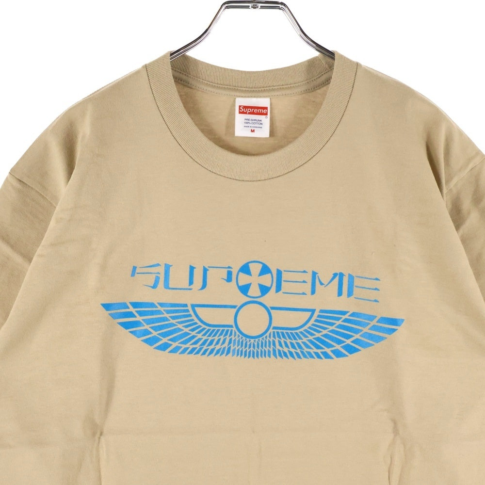 SUPREME(シュプリーム) 25SS Wings Tee ウイングロゴ クルーネック半袖Tシャツ カットソー ベージュ