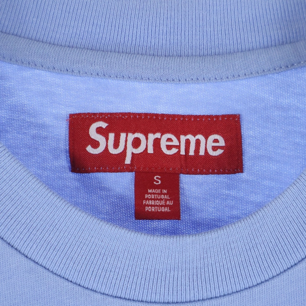 SUPREME(シュプリーム) 25SS Small box Logo スモールボックスロゴ クルーネック半袖Tシャツ ブルー