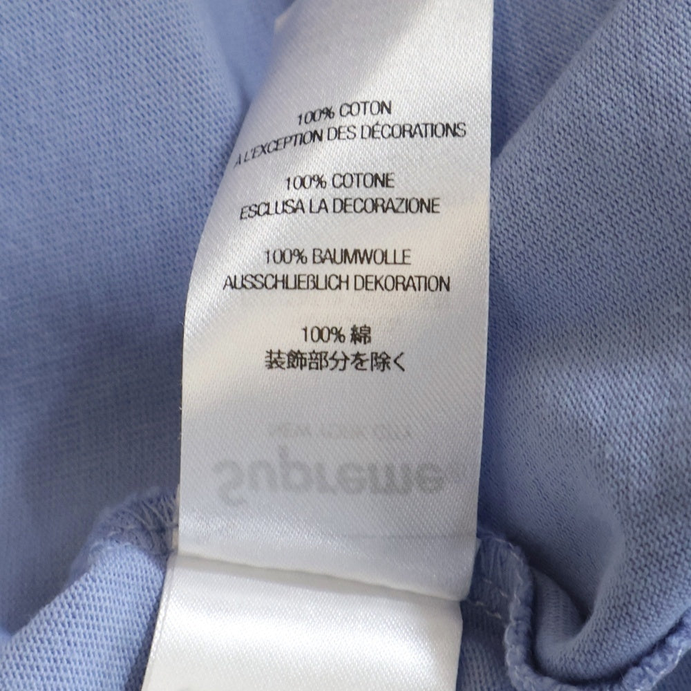 SUPREME(シュプリーム) 25SS Small box Logo スモールボックスロゴ クルーネック半袖Tシャツ ブルー