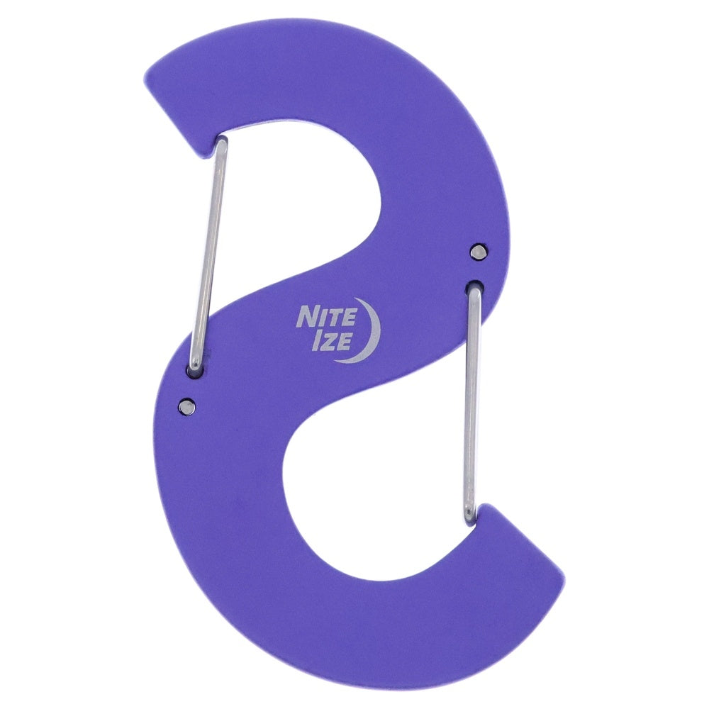 SUPREME(シュプリーム) 21AW Nite Ize S Logo Keychain ナイト アイズ Sロゴ キーチェーン カラビナ パープル