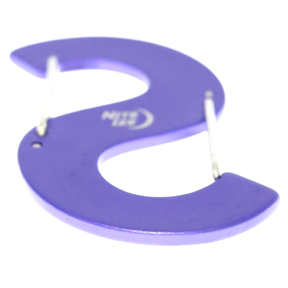 SUPREME(シュプリーム) 21AW Nite Ize S Logo Keychain ナイト アイズ Sロゴ キーチェーン カラビナ パープル