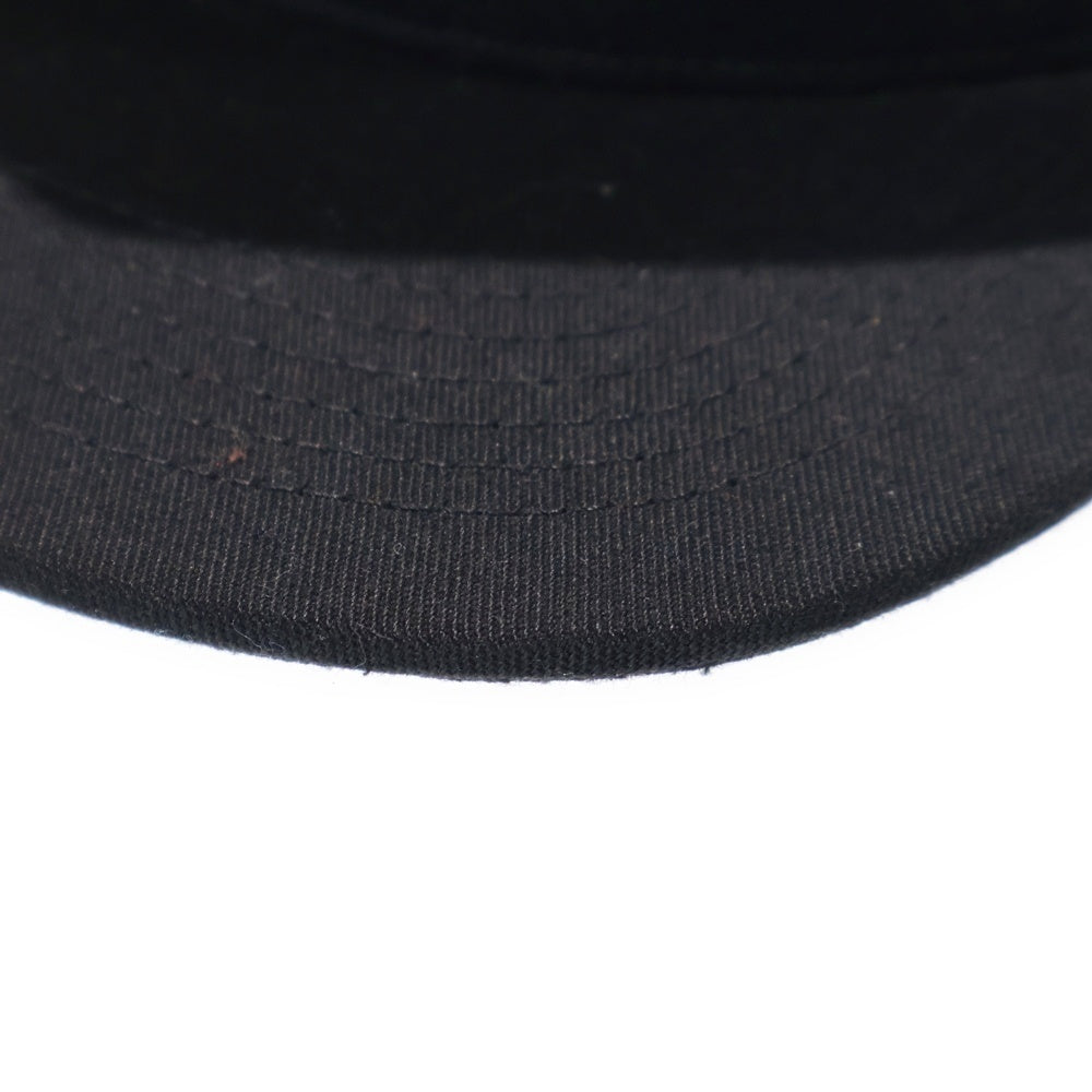 SUPREME(シュプリーム) 17SS Go Fuck Yourself 5Panel フロントエンブロイダリー 5パネルキャップ 帽子 ブラック/イエロー