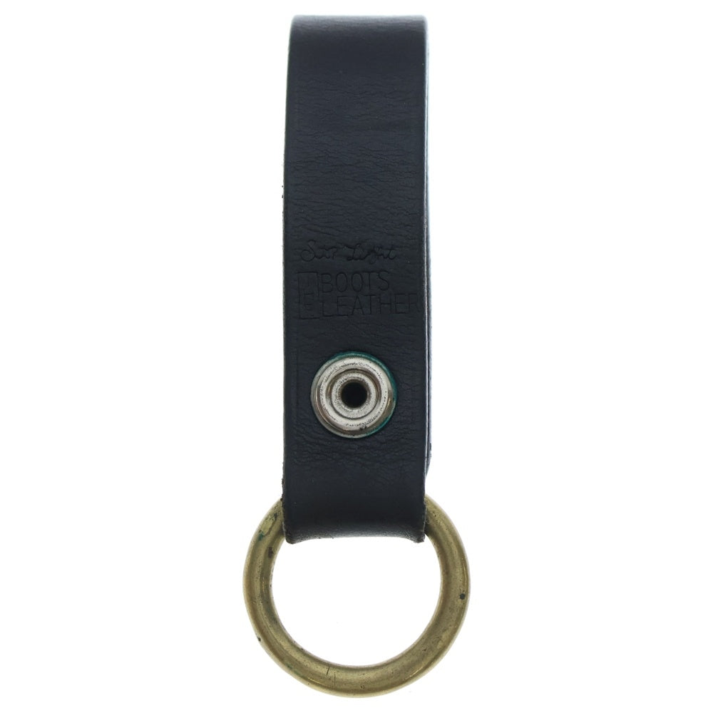 STOP LIGHT(ストップライト) 卍 マンジ レザー ベルトループ ブラック