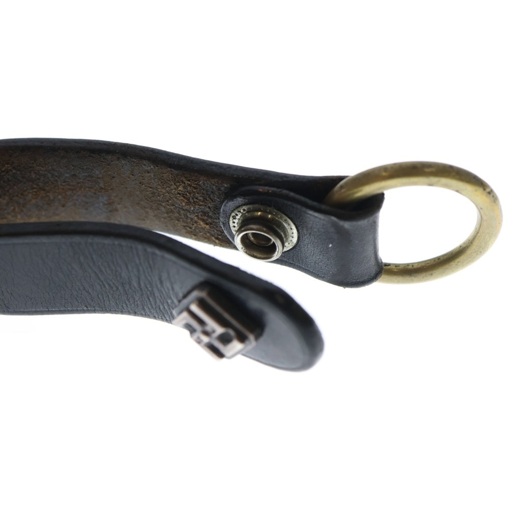 STOP LIGHT(ストップライト) 卍 マンジ レザー ベルトループ ブラック