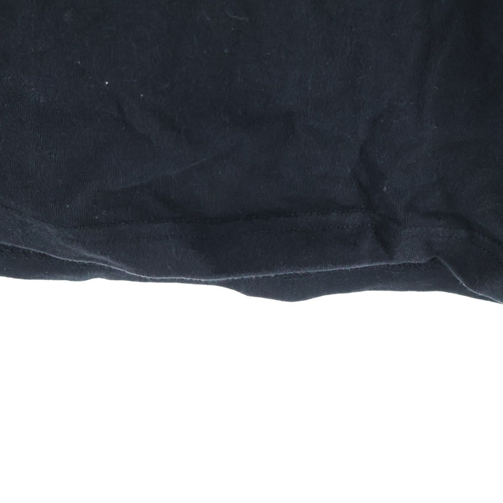 Yohji Yamamoto POUR HOMME(ヨウジヤマモト プールオム) 20SS ×NEW ERA SS COTTON TEE ニューエラ ロゴプリント クルーネック 半袖Tシャツ カットソー ブラック HN-T97-081