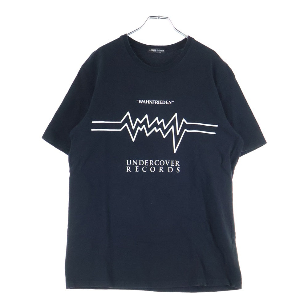 UNDERCOVER(アンダーカバー) RECORDS TEE フロントプリント クルーネック 半袖Tシャツ カットソー ブラック UCU9807