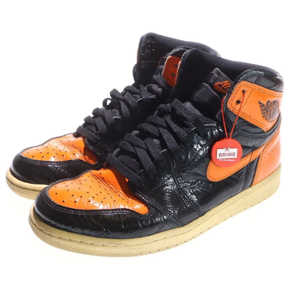 NIKE(ナイキ) AIR JORDAN 1 RETRO HIGH OG SHATTERED BACKBOARD 3.0 エアジョーダン1 レトロ シャッタードバックボード3.0 ハイカットスニーカー US9.5/27.5cm 555088-028