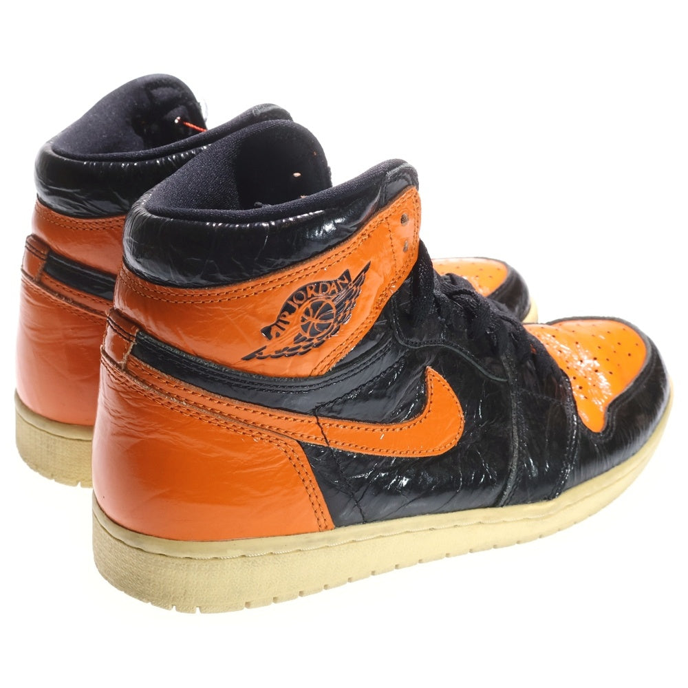 NIKE(ナイキ) AIR JORDAN 1 RETRO HIGH OG SHATTERED BACKBOARD 3.0 エアジョーダン1 レトロ シャッタードバックボード3.0 ハイカットスニーカー US9.5/27.5cm 555088-028