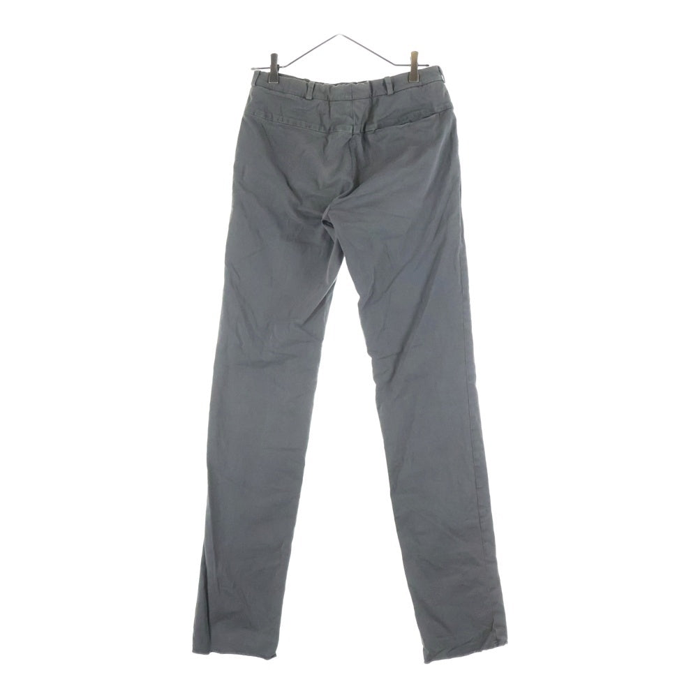 Maison Martin Margiela(メゾンマルタンマルジェラ) ここのえ期 ボタンフライ スリムフィット チノパンツ グレー S30KA0215