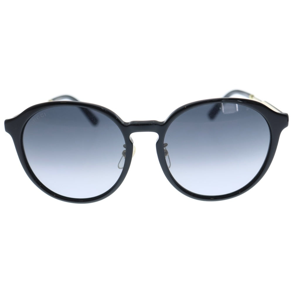 GUCCI(グッチ) サイドインターロッキングG アジアンフィット サングラス メガネ アイウェア ブラック/ゴールド GG0205SK
