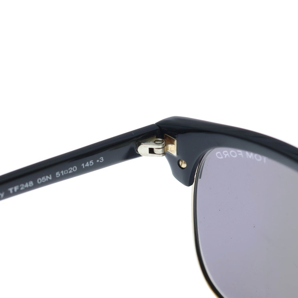 TOM FORD(トムフォード) HENRY ヘンリー ウェリントン サングラス メガネ ブラック/ゴールド TF248 05N