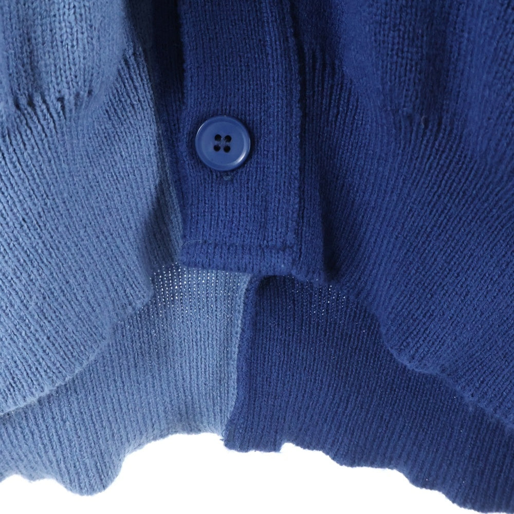 COMME des GARCONS SHIRT(コムデギャルソンシャツ) バイカラー アクリルニット カーディガン ブルー/ライトブルー FN-N501