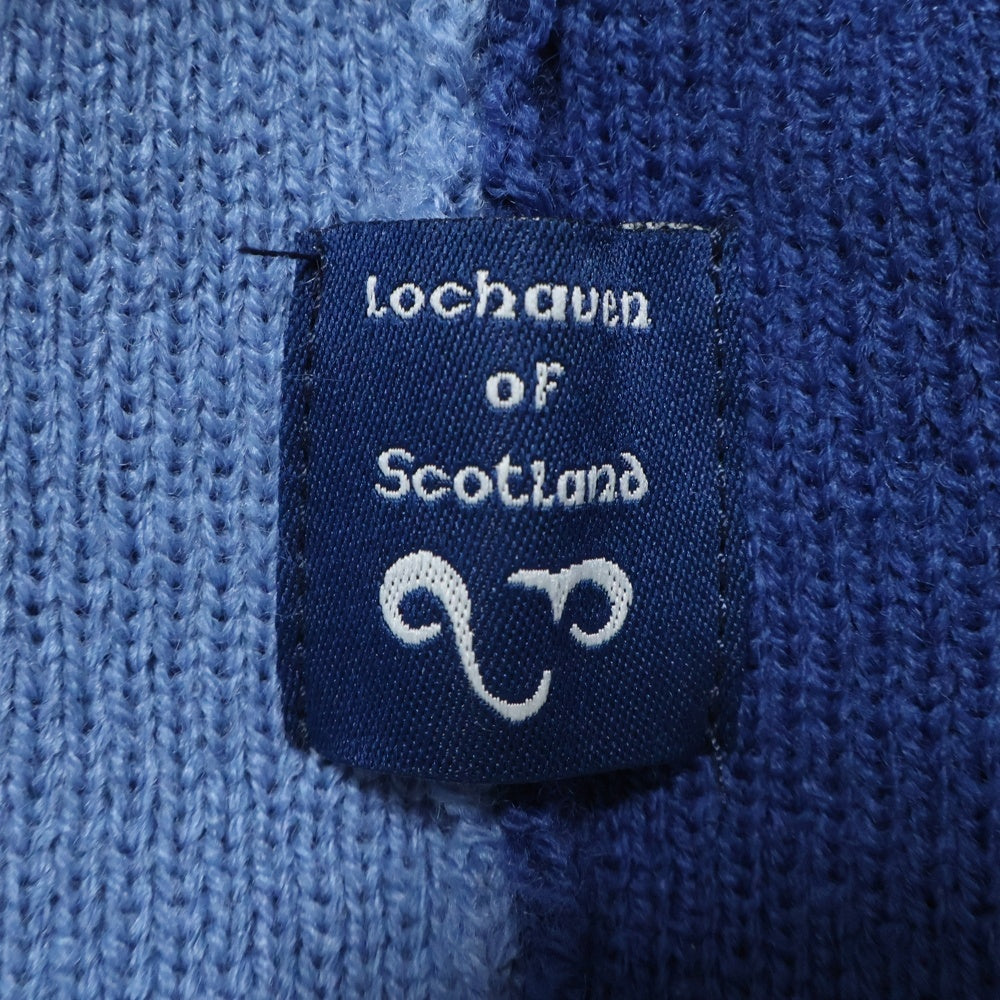 COMME des GARCONS SHIRT(コムデギャルソンシャツ) バイカラー アクリルニット カーディガン ブルー/ライトブルー FN-N501