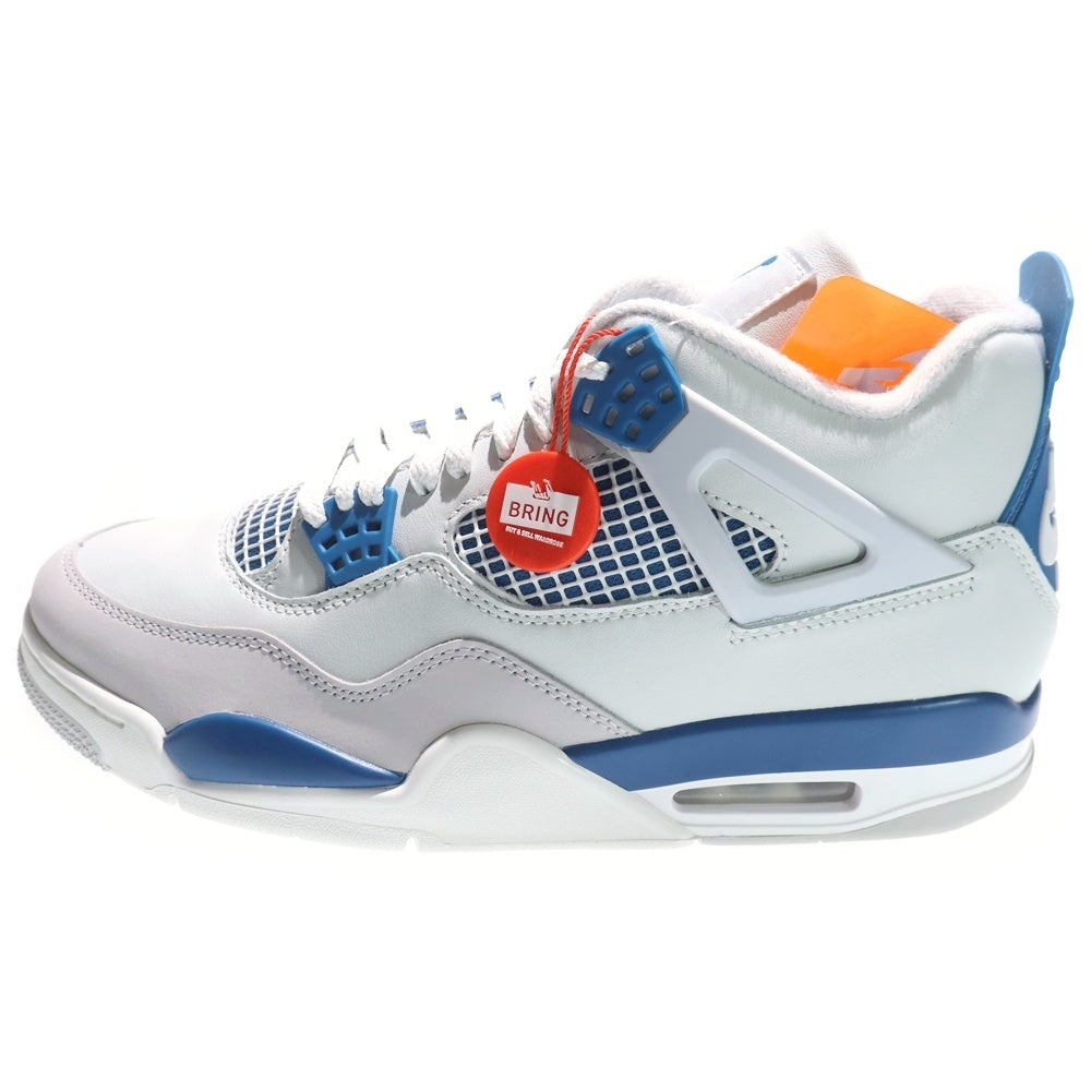 NIKE(ナイキ) AIR JORDAN 4 INDUSTRIAL BLUE エアジョーダン4 インダストリアルブルー ハイカットスニーカー ホワイト/ブルー US10.5/28.5cm FV5029-141