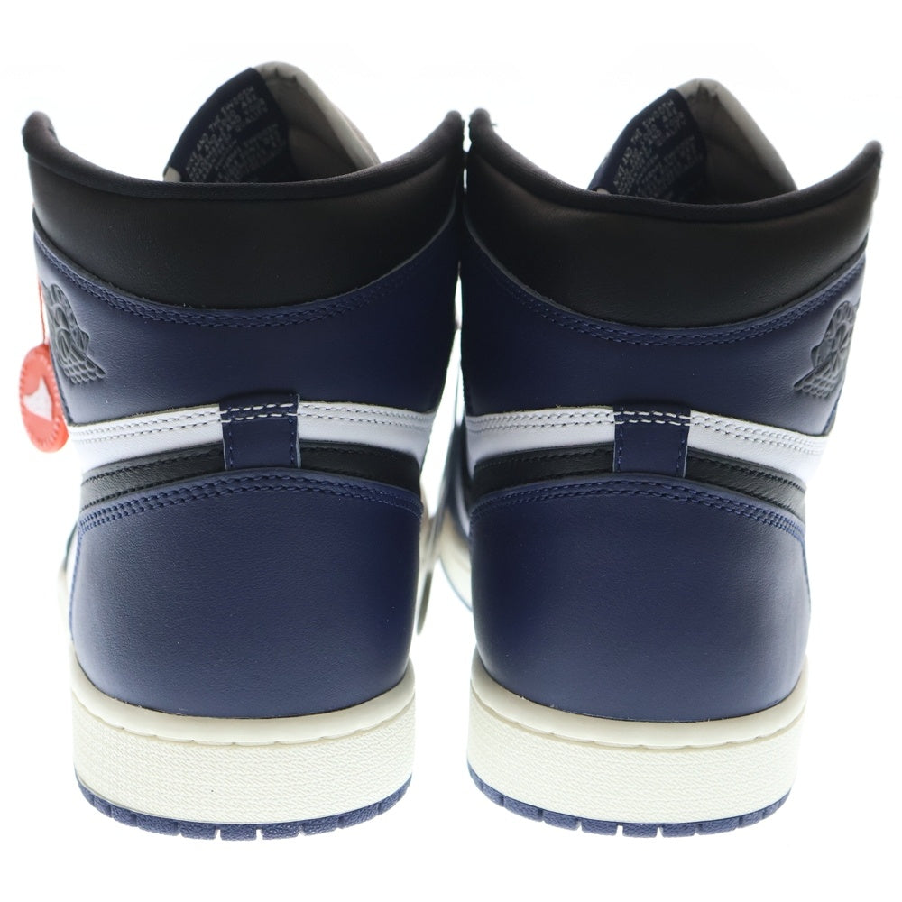 NIKE(ナイキ) AIR JORDAN 1 RETRO HIGH OG MIDNIGHT NAVY エア ジョーダン1 レトロ ミッドナイト ハイカットスニーカー ネイビー/ホワイト US10.5/28.5cm DZ5485-401