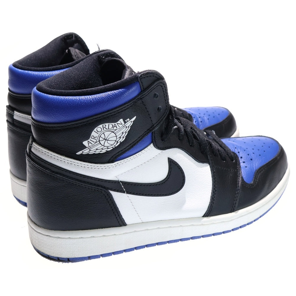 NIKE(ナイキ) AIR JORDAN 1 RETRO HIGH OG ROYAL TOE エア ジョーダン 1 レトロ ロイヤル トゥ ハイカットスニーカー ブルー/ブラック/ホワイト US10.5/28.5cm 555088-041