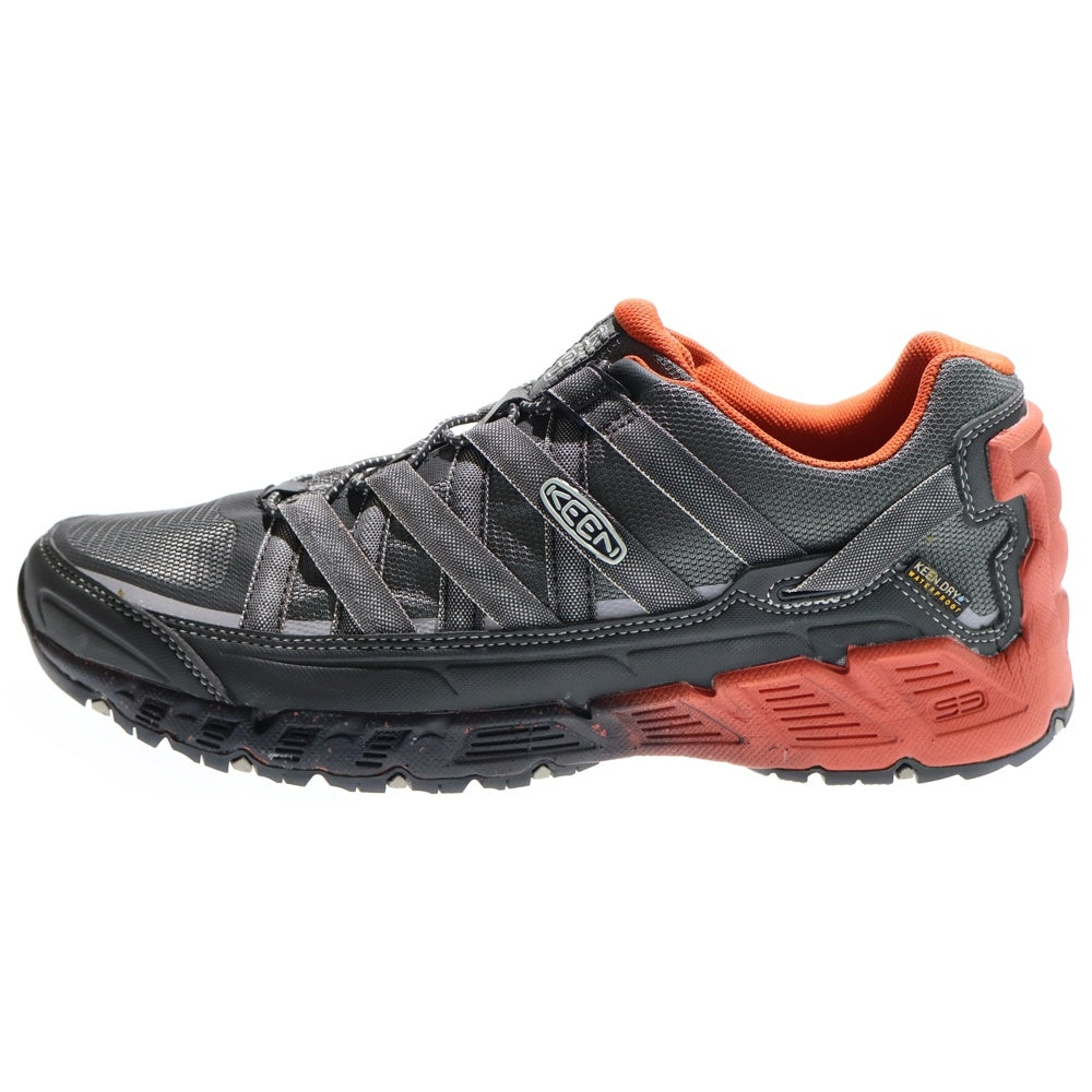 KEEN(キーン) ローカットスニーカー トラッキングシューズ グレー/オレンジ US10.5/28.5cm 1015705