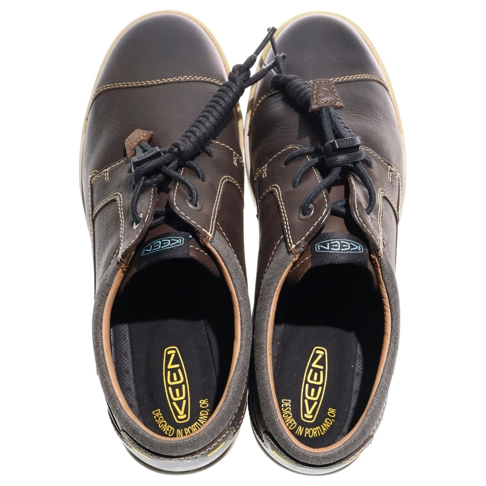 KEEN(キーン) レザー ローカットスニーカー ブラウン US10.5/28.5cm 1014760