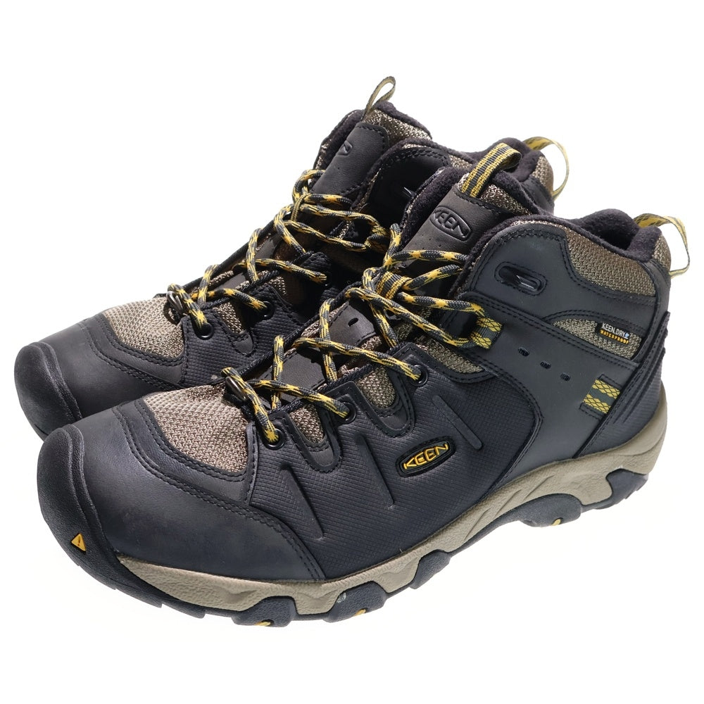 KEEN(キーン) ラバーロゴ トレッキングシューズ ブラック 1013309