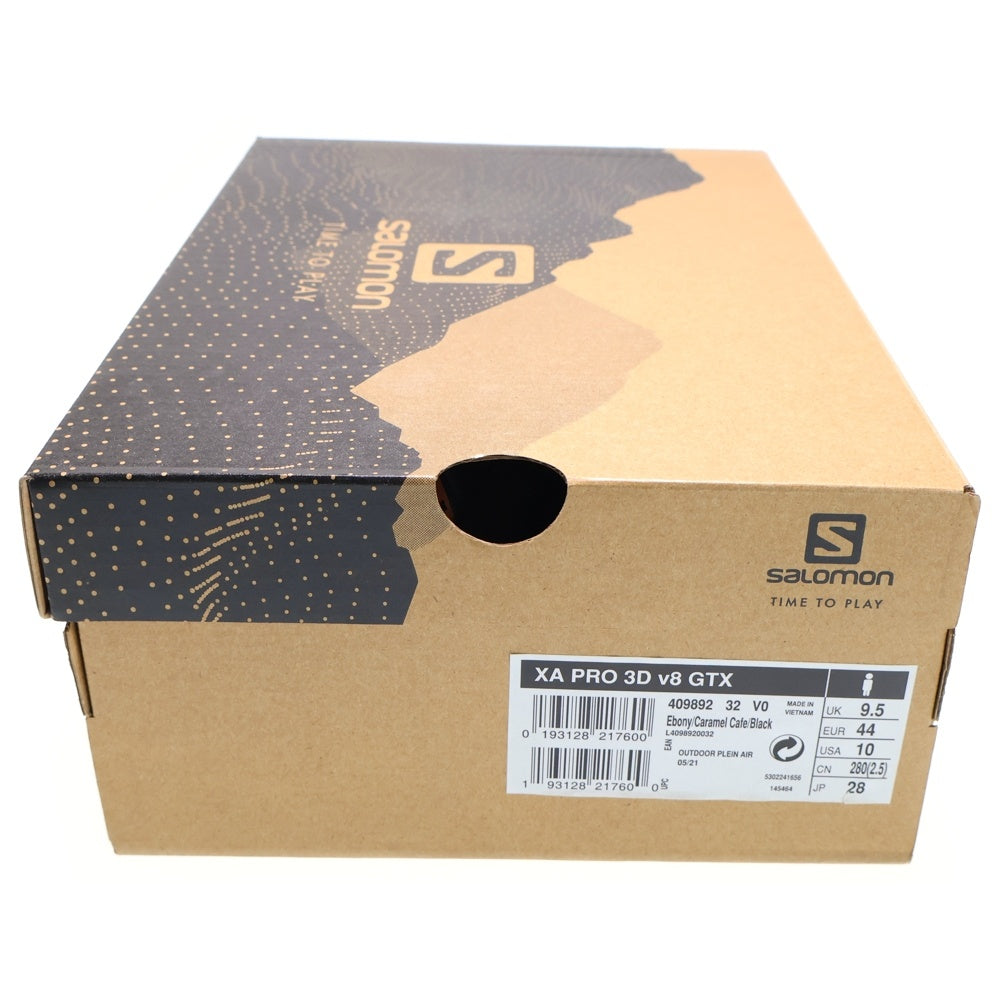 SALOMON(サロモン) XA PRO 3D v8 GTX ゴアテックス ローカットスニーカー グレー/オレンジ US10/28cm 409892