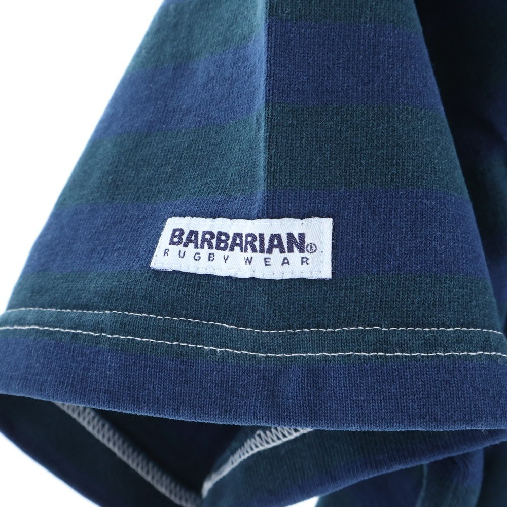 BARBARIAN(バーバリアン) 90S VINTAGE ヴィンテージ ボーダー半袖Tシャツ ネイビー/グリーン