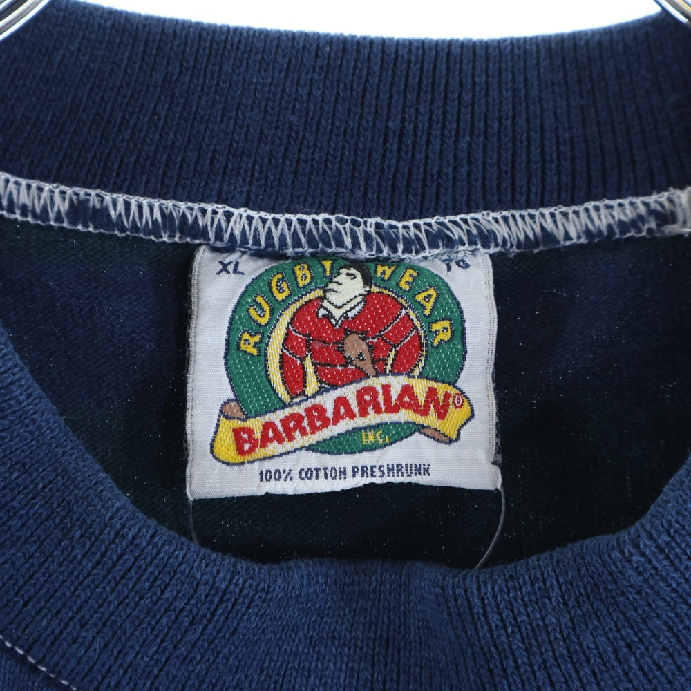 BARBARIAN(バーバリアン) 90S VINTAGE ヴィンテージ ボーダー半袖Tシャツ ネイビー/グリーン