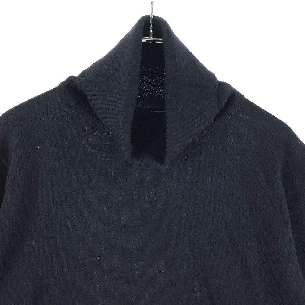 agnes b.(アニエスベー) HOMME オム タートルネック ニットセーター ブラック 2308-3753
