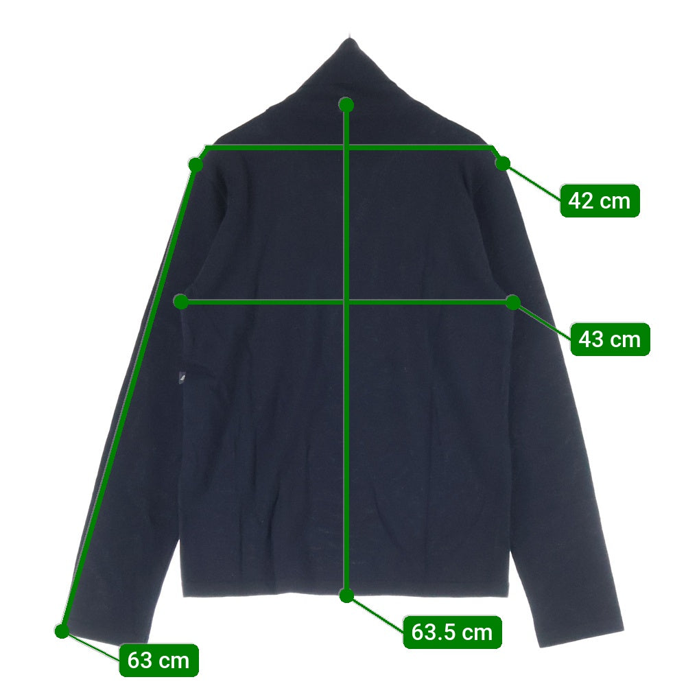 agnes b.(アニエスベー) HOMME オム タートルネック ニットセーター ブラック 2308-3753