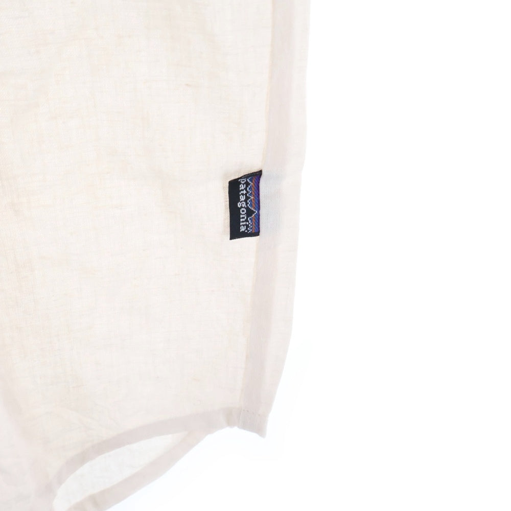 PATAGONIA(パタゴニア) フロントポケット 半袖シャツ ピンクホワイト