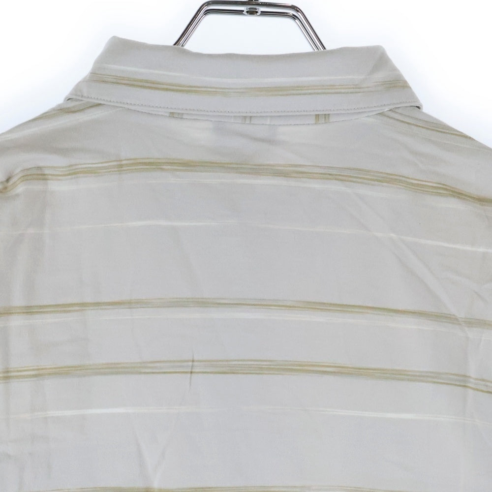 PATAGONIA(パタゴニア) ハーフボタン ボーダー 半袖シャツ グレー