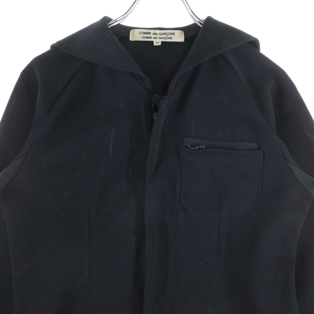 COMME des GARCONS COMME des GARCONS(コムデギャルソンコムデギャルソン) 05AW ジップアップ 長袖シャツ ブラック RP-T009 AD2005 レディース