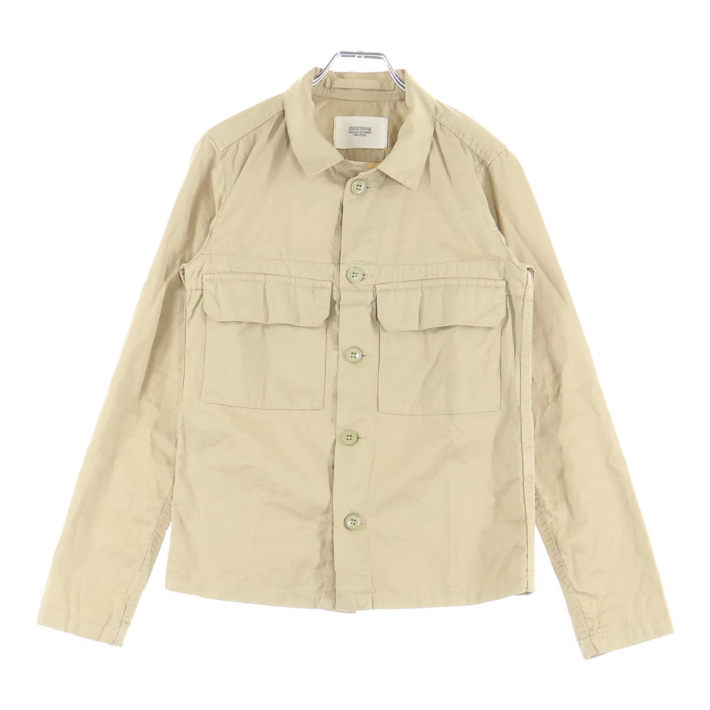 ZUCCa(ズッカ) ステンカラー 長袖シャツ ベージュ ZU31-FJ015 レディース