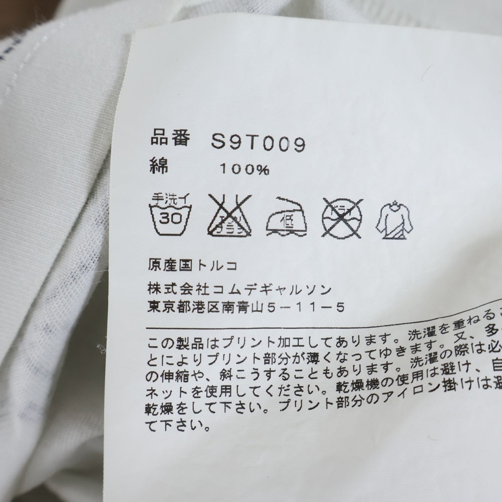 COMME des GARCONS COMME des GARCONS(コムデギャルソンコムデギャルソン) フラワープリント クルーネック 半袖Tシャツカットソーホワイト S9T009 レディース