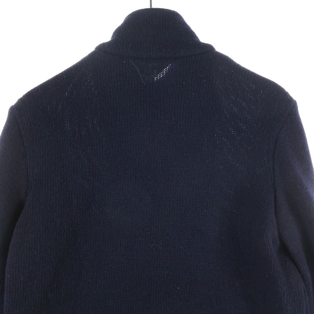 robe de chambre COMME des GARCONS(ローブドシャンブル コムデギャルソン) 02AW ウール ニット フック式 シングル ジャケット ブラック RG-J017 AD2002 レディース