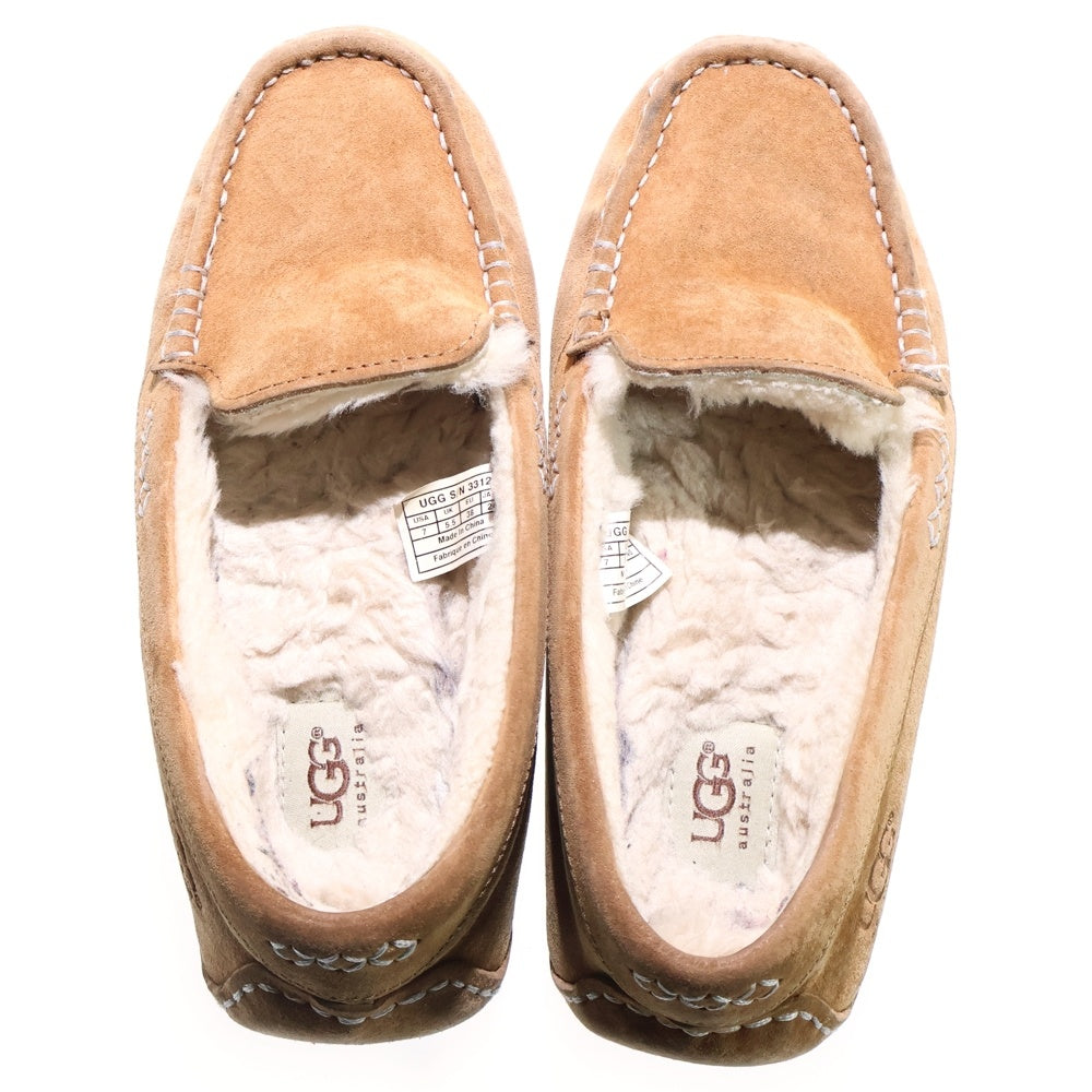 UGG(アグ) ANSLEY アンスレー スエード モカシン ローファー ブラウン F19012K レディース