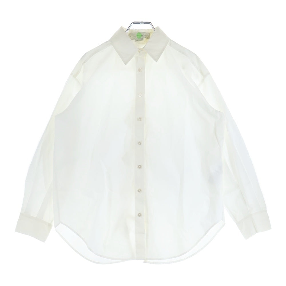 STELLA McCARTNEY(ステラマッカートニー) バック オープン フリル リボン デザイン 長袖シャツ ホワイト 383207 レディース
