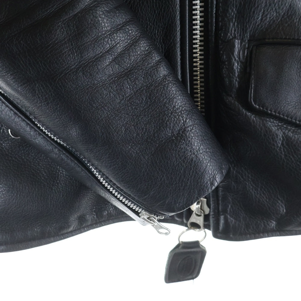 VANSON(バンソン) C2R カウレザー ダブルライダース ジャケット ブラック