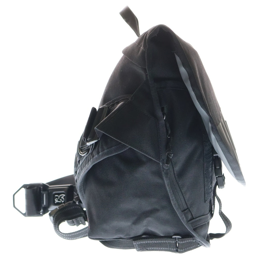 CHROME(クローム) CITIZEN シチズン ロゴパッチ メッセンジャー ショルダーバッグ ブラック