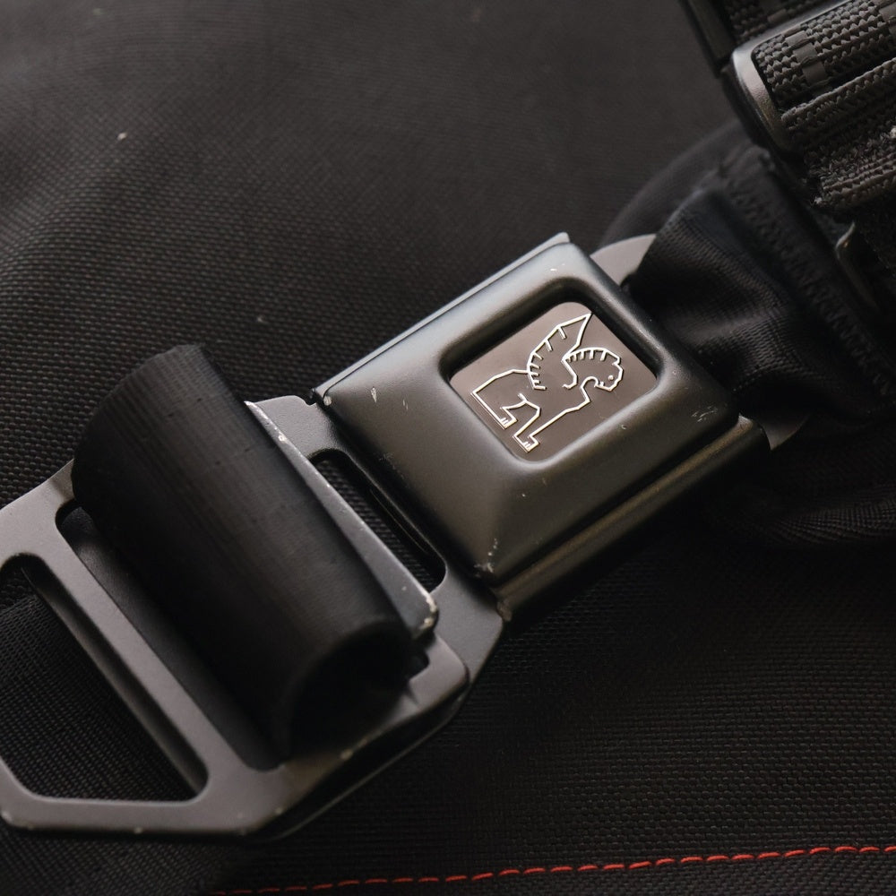 CHROME(クローム) CITIZEN シチズン ロゴパッチ メッセンジャー ショルダーバッグ ブラック