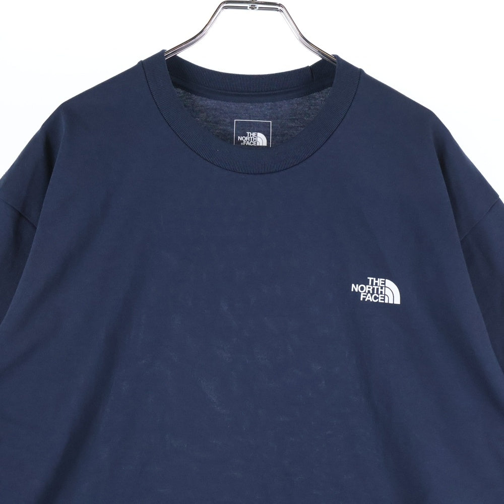 THE NORTH FACE(ザノースフェイス) S/S Entrance Permission Tee エントランス パーミッション プリント クルーネック 半袖Tシャツ カットソー ネイビー NT82539