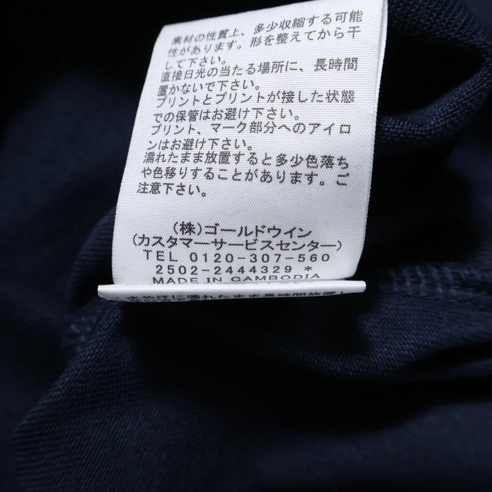 THE NORTH FACE(ザノースフェイス) S/S Entrance Permission Tee エントランス パーミッション プリント クルーネック 半袖Tシャツ カットソー ネイビー NT82539